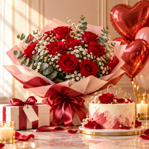 Anniversary flower bouquet